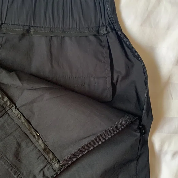 Seventy Black Cropped Pants with Lace Hem - Picture 4 of 10